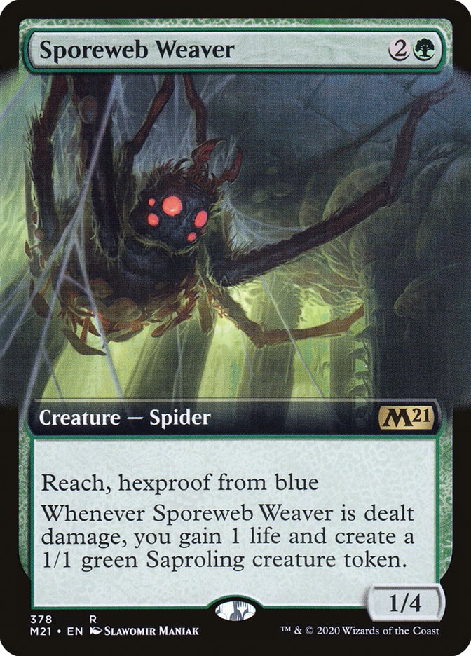 Sporeweb Weaver (Extended Art) [Core Set 2021] | Rock City Comics