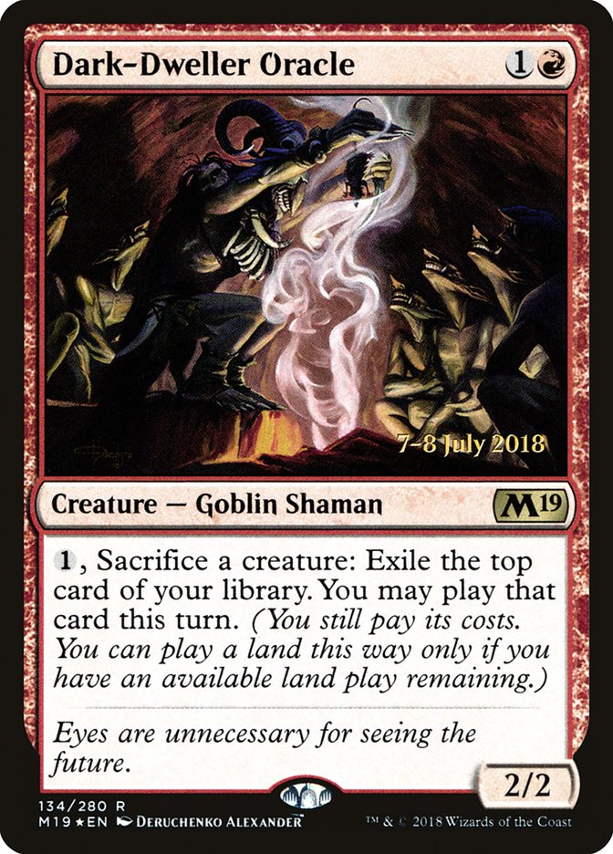 Dark-Dweller Oracle [Core Set 2019 Prerelease Promos] | Rock City Comics