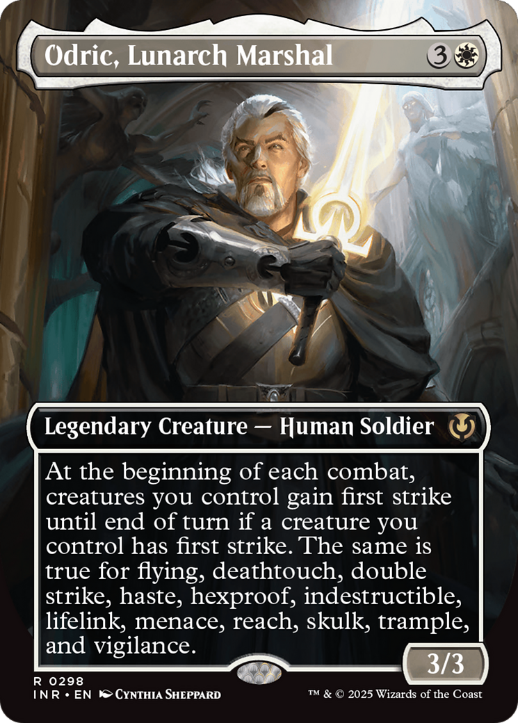 Odric, Lunarch Marshal (Borderless) [Innistrad Remastered] | Rock City Comics