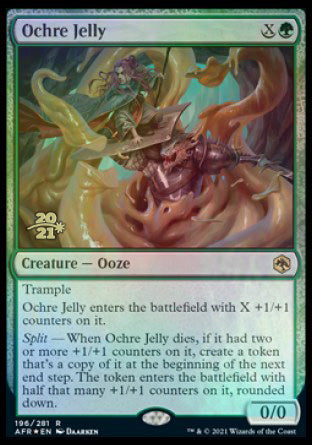 Ochre Jelly [Dungeons & Dragons: Adventures in the Forgotten Realms Prerelease Promos] | Rock City Comics