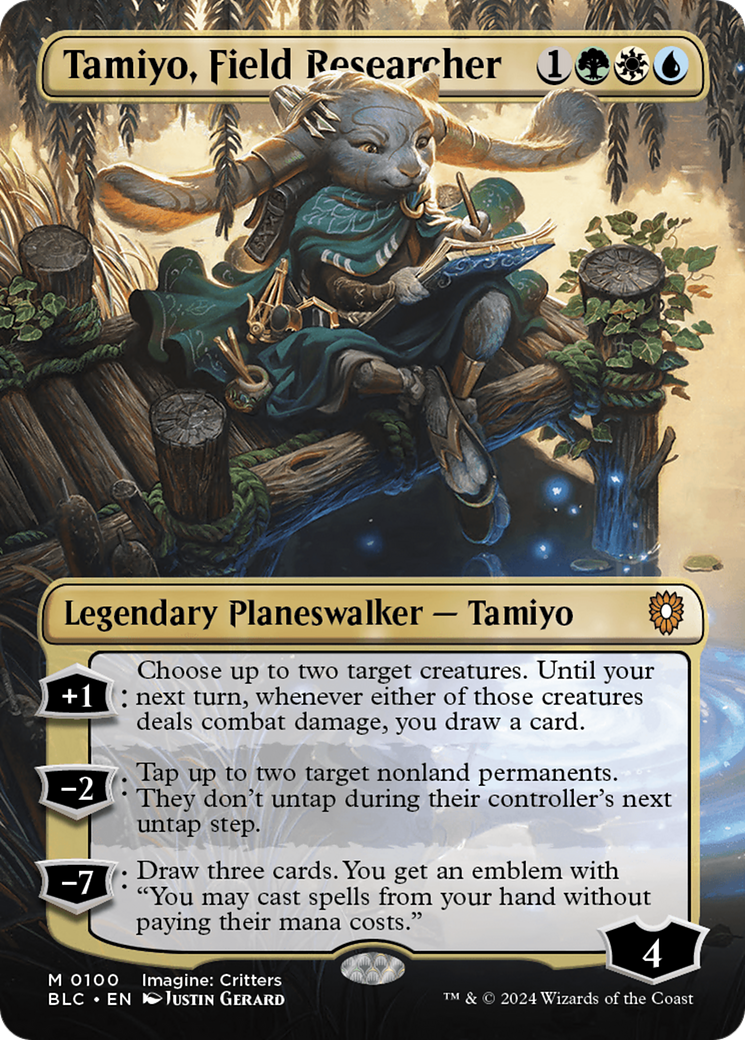 Tamiyo, Field Researcher (Borderless) [Bloomburrow Commander] | Rock City Comics