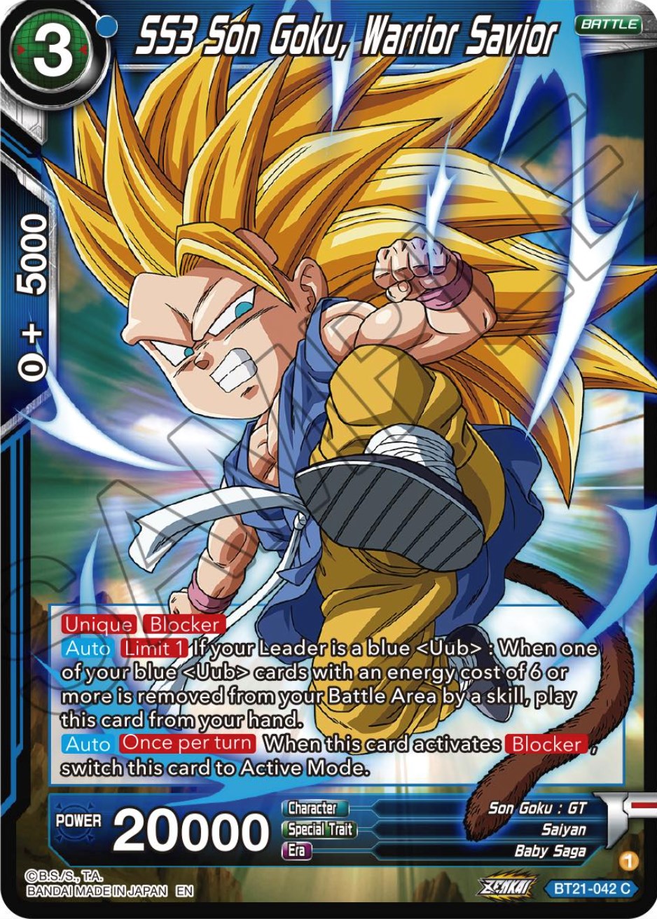 SS3 Son Goku, Warrior Savior (BT21-042) [Wild Resurgence] | Rock City Comics