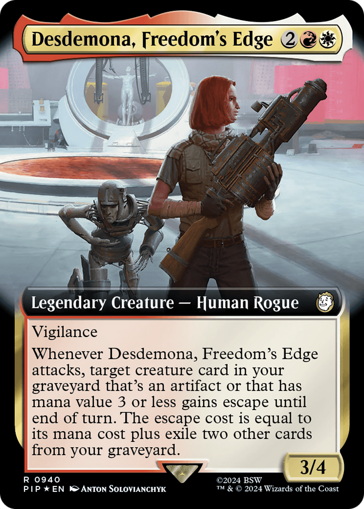 Desdemona, Freedom's Edge (Extended Art) (Surge Foil) [Fallout] | Rock City Comics