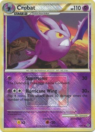 Crobat (14/95) (League Promo) [HeartGold & SoulSilver: Unleashed] | Rock City Comics