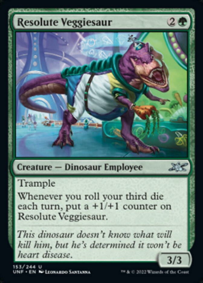 Resolute Veggiesaur [Unfinity] | Rock City Comics