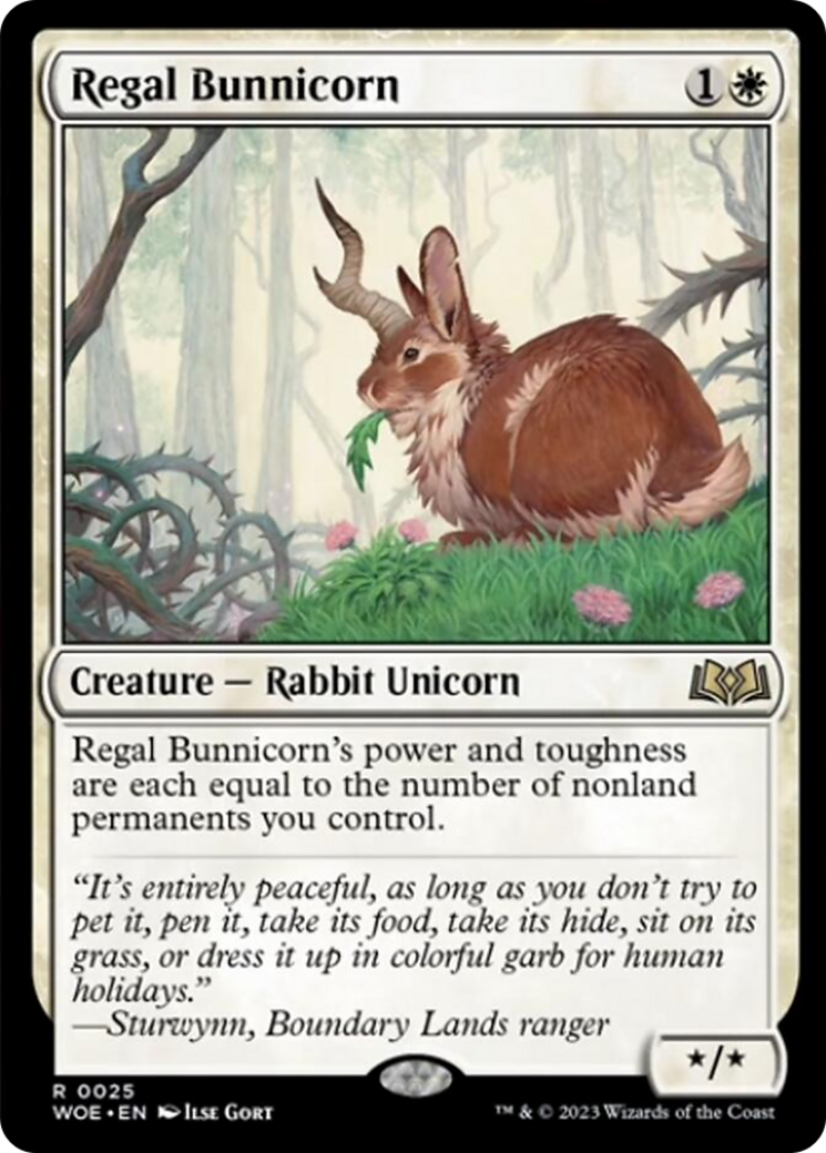 Regal Bunnicorn [Wilds of Eldraine] | Rock City Comics