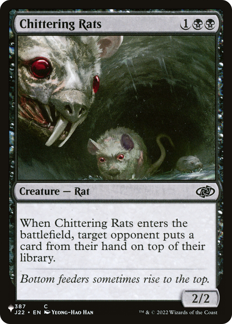 Chittering Rats [The List Reprints] | Rock City Comics