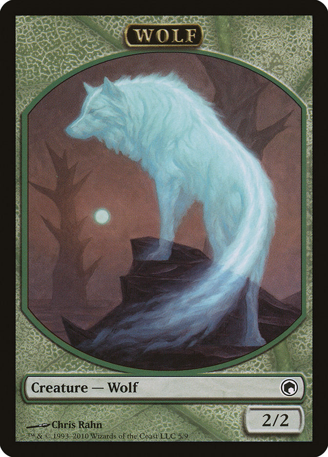 Wolf Token [Scars of Mirrodin Tokens] | Rock City Comics