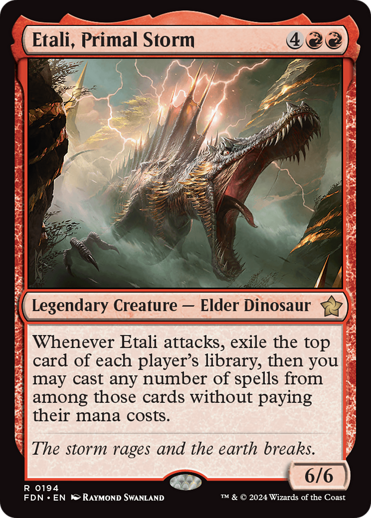 Etali, Primal Storm (Borderless) (Mana Foil) [Foundations] | Rock City Comics