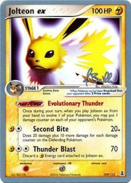 Jolteon ex (109/113) (Eeveelutions - Jimmy Ballard) [World Championships 2006] | Rock City Comics