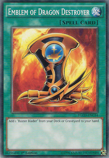Emblem of Dragon Destroyer [YGLD-ENC34] Common | Rock City Comics