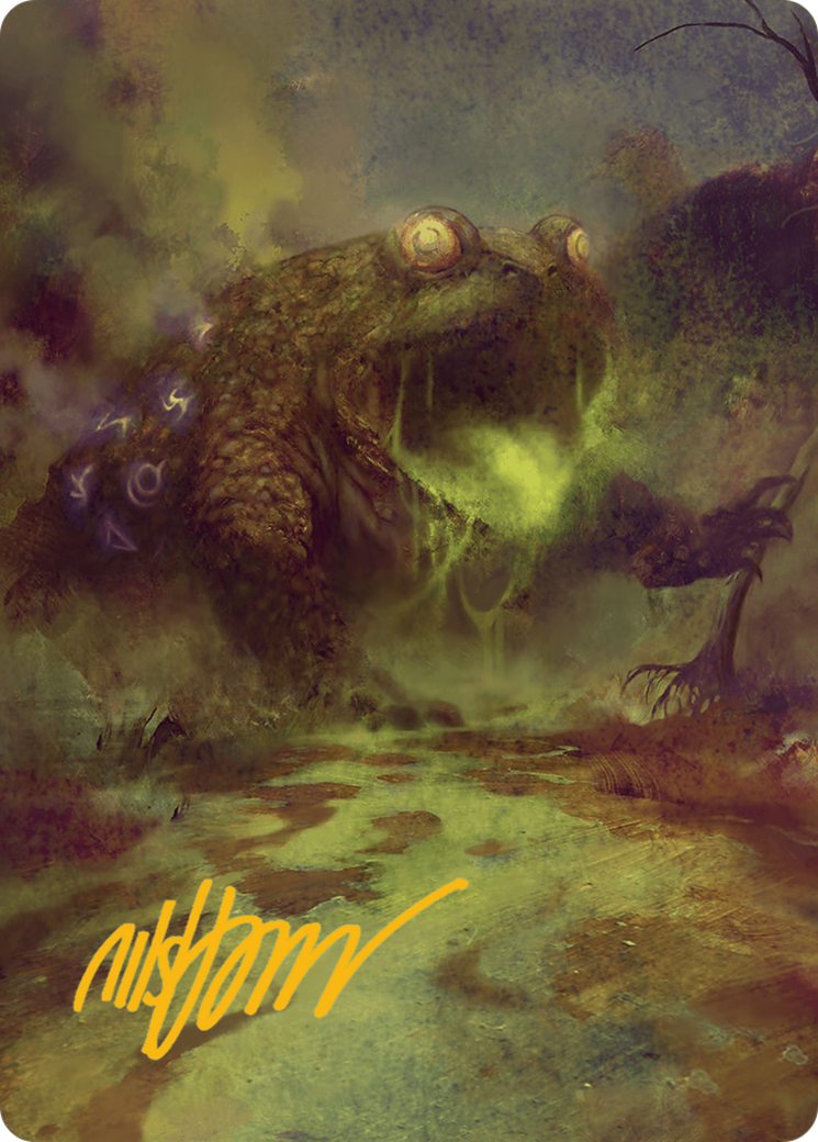 The Gitrog Monster Art Card (Gold-Stamped Signature) [Bloomburrow Art Series] | Rock City Comics