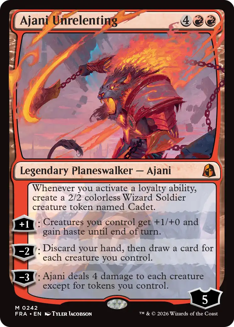 Ajani Unrelenting [Reality Fracture] | Rock City Comics