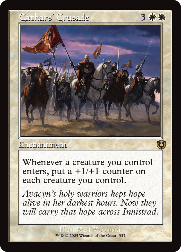 Cathars' Crusade (Retro Frame) [Innistrad Remastered] | Rock City Comics