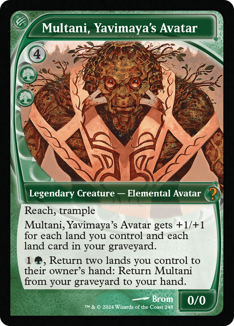 Multani, Yavimaya's Avatar (Future Sight) [Mystery Booster 2] | Rock City Comics