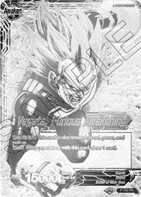 Vegeta // Vegeta, Furious Awakening (Championship Final 2019) (SIlver Metal Foil) (P-163) [Tournament Promotion Cards] | Rock City Comics