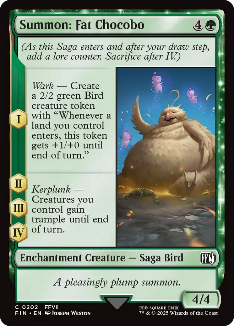 Summon: Fat Chocobo [FINAL FANTASY] | Rock City Comics
