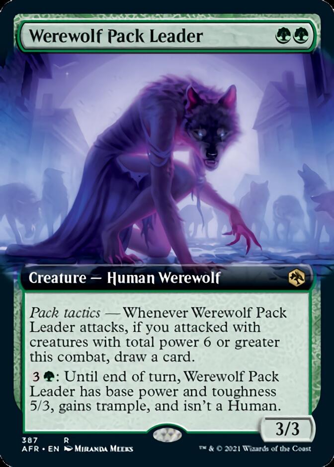 Werewolf Pack Leader (Extended Art) [Dungeons & Dragons: Adventures in the Forgotten Realms] | Rock City Comics