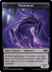 Nightmare // Food (0012) Double-Sided Token [Wilds of Eldraine Tokens] | Rock City Comics