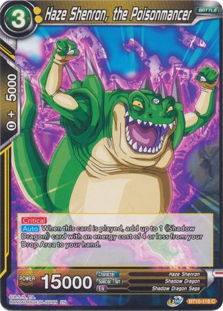 Haze Shenron, the Poisonmancer (BT10-118) [Rise of the Unison Warrior 2nd Edition] | Rock City Comics