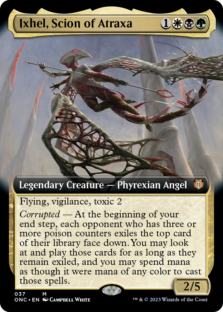 Ixhel, Scion of Atraxa (Extended Art) [Phyrexia: All Will Be One Commander] | Rock City Comics