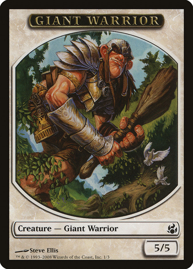 Giant Warrior Token [Morningtide Tokens] | Rock City Comics