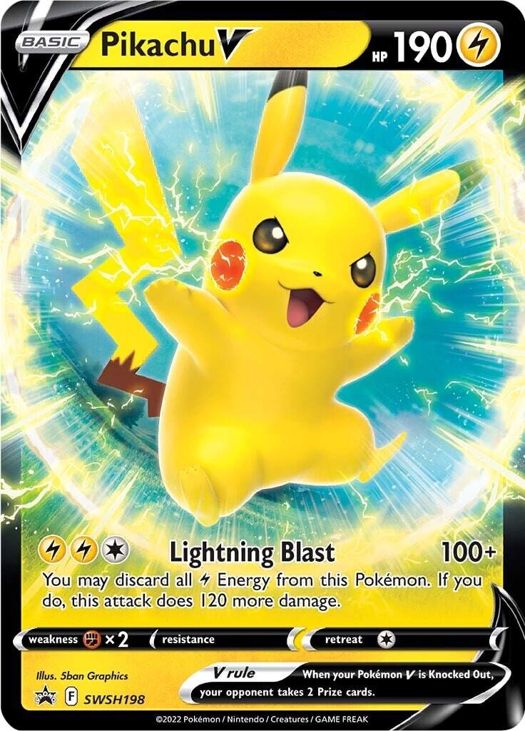 Pikachu V (SWSH198) [Sword & Shield: Black Star Promos] | Rock City Comics