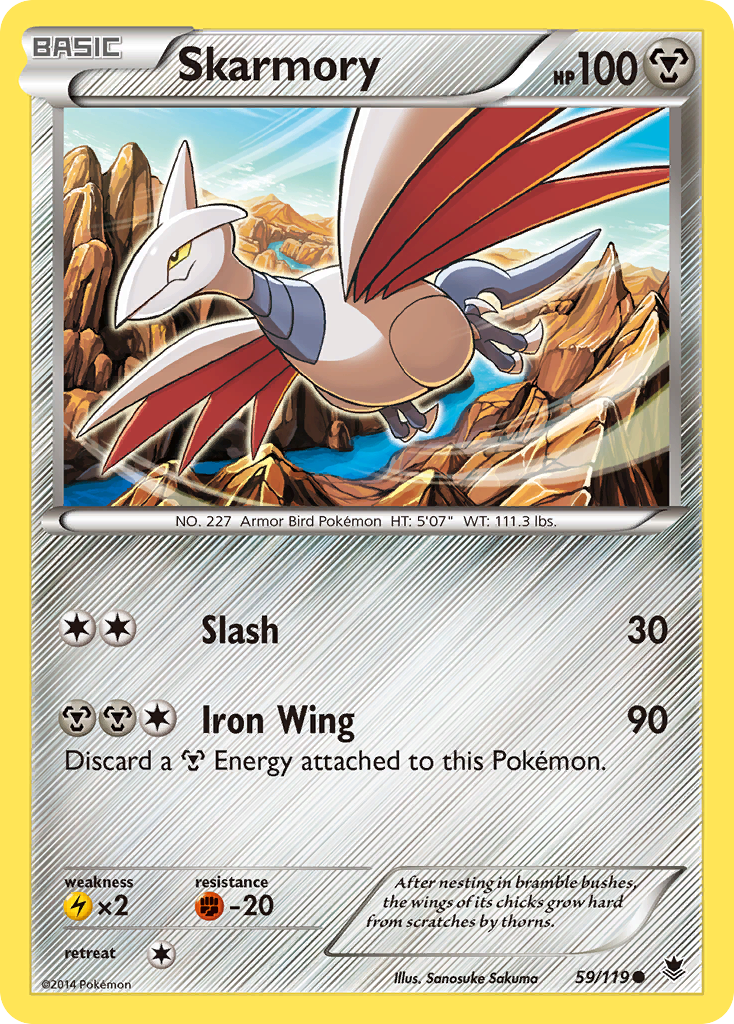 Skarmory (59/119) [XY: Phantom Forces] | Rock City Comics