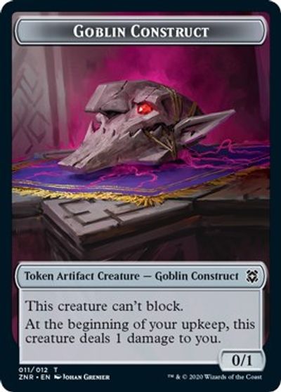 Satyr // Goblin Construct Double-Sided Token [Challenger Decks 2021 Tokens] | Rock City Comics