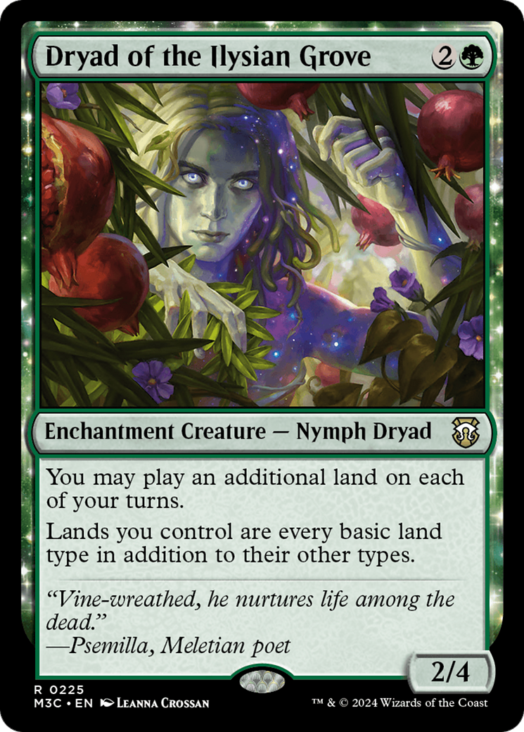 Dryad of the Ilysian Grove (Ripple Foil) [Modern Horizons 3 Commander] | Rock City Comics