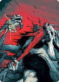 Vorinclex, Monstrous Raider 2 Art Card (Gold-Stamped Signature) [Kaldheim Art Series] | Rock City Comics