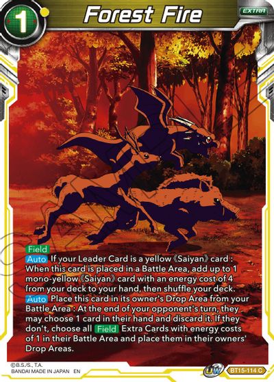 Forest Fire (BT15-114) [Saiyan Showdown] | Rock City Comics