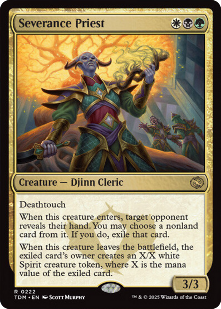 Severance Priest [Tarkir: Dragonstorm] | Rock City Comics