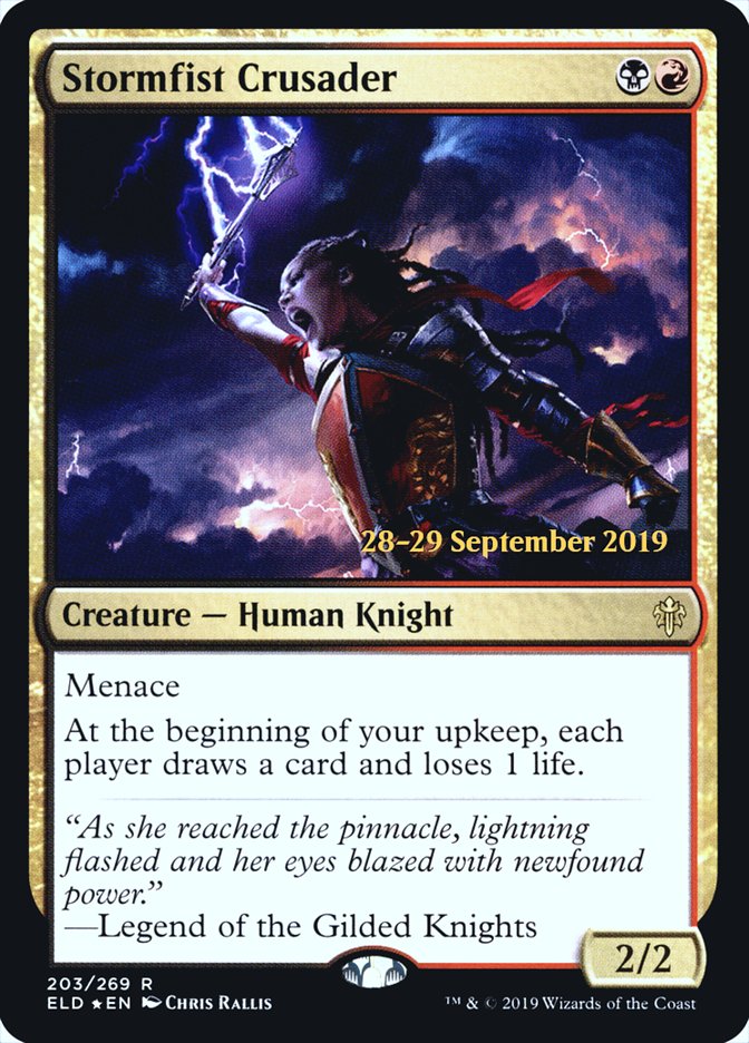 Stormfist Crusader [Throne of Eldraine Prerelease Promos] | Rock City Comics