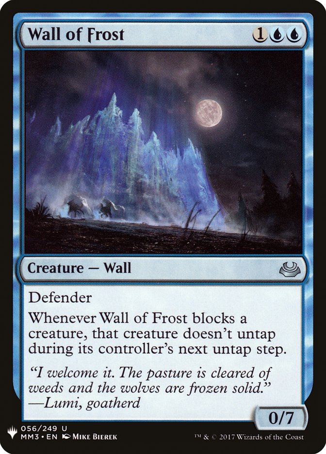 Wall of Frost [Mystery Booster] | Rock City Comics