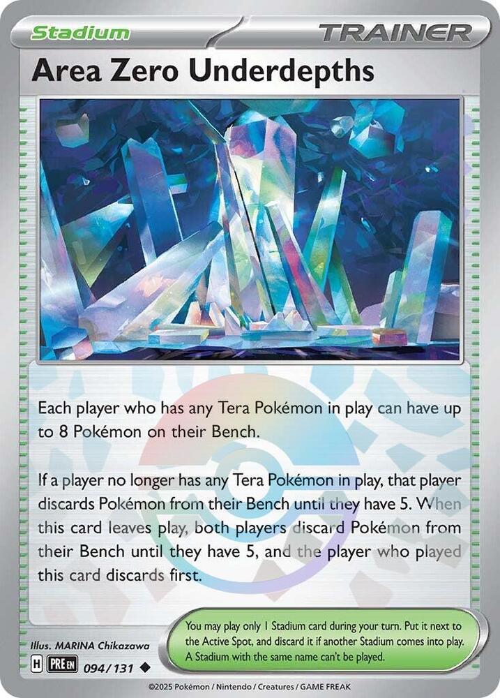 Area Zero Underdepths (094/131) (Poke Ball Pattern) [Scarlet & Violet: Prismatic Evolutions] | Rock City Comics
