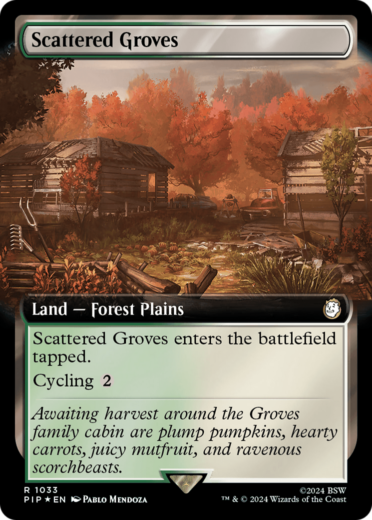 Scattered Groves (Extended Art) (Surge Foil) [Fallout] | Rock City Comics