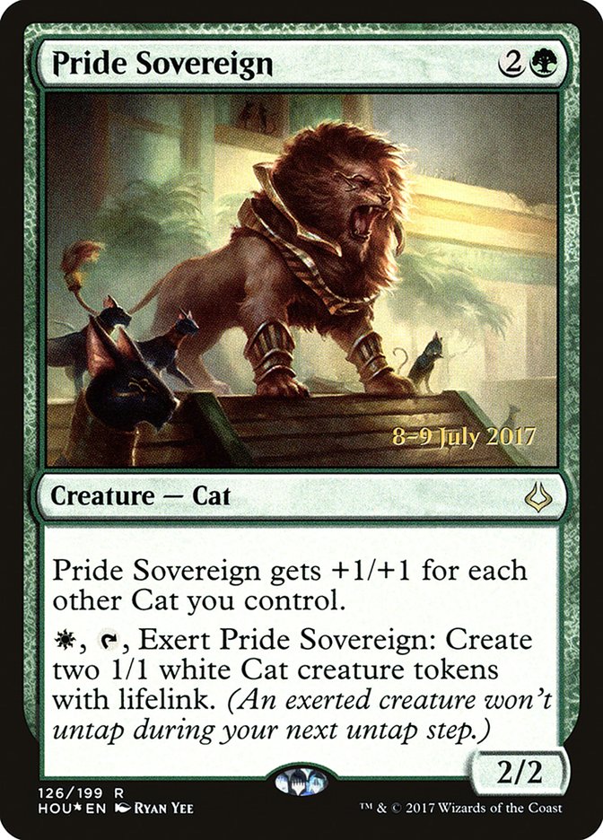 Pride Sovereign [Hour of Devastation Prerelease Promos] | Rock City Comics
