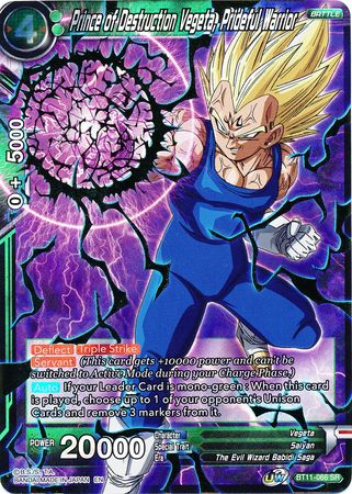 Prince of Destruction Vegeta, Prideful Warrior (BT11-066) [Vermilion Bloodline 2nd Edition] | Rock City Comics