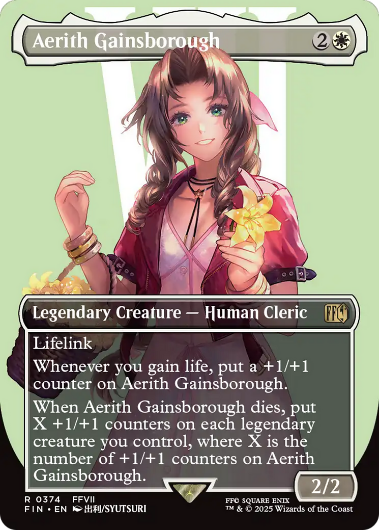 Aerith Gainsborough (Borderless) [FINAL FANTASY] | Rock City Comics