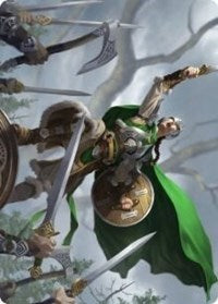 Maja, Bretagard Protector Art Card [Kaldheim Art Series] | Rock City Comics