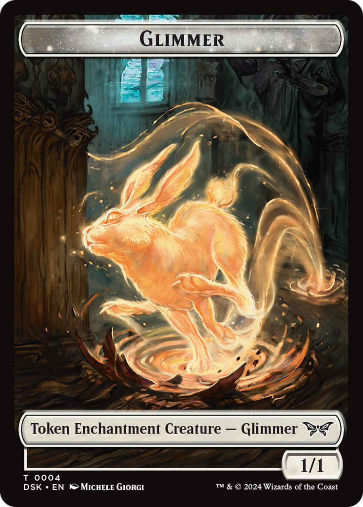 Glimmer Token [Duskmourn: House of Horror Tokens] | Rock City Comics