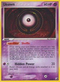 Unown (O) (O/28) [EX: Unseen Forces] | Rock City Comics