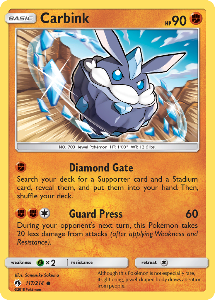 Carbink (117/214) [Sun & Moon: Lost Thunder] | Rock City Comics