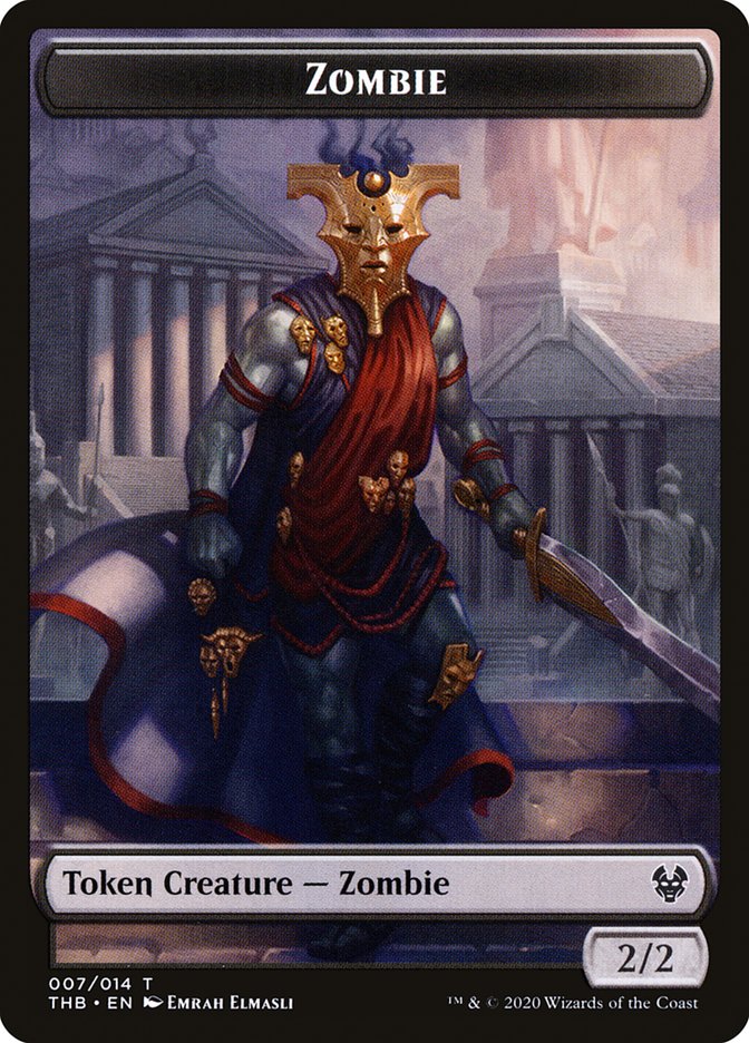 Zombie Token [Theros Beyond Death Tokens] | Rock City Comics