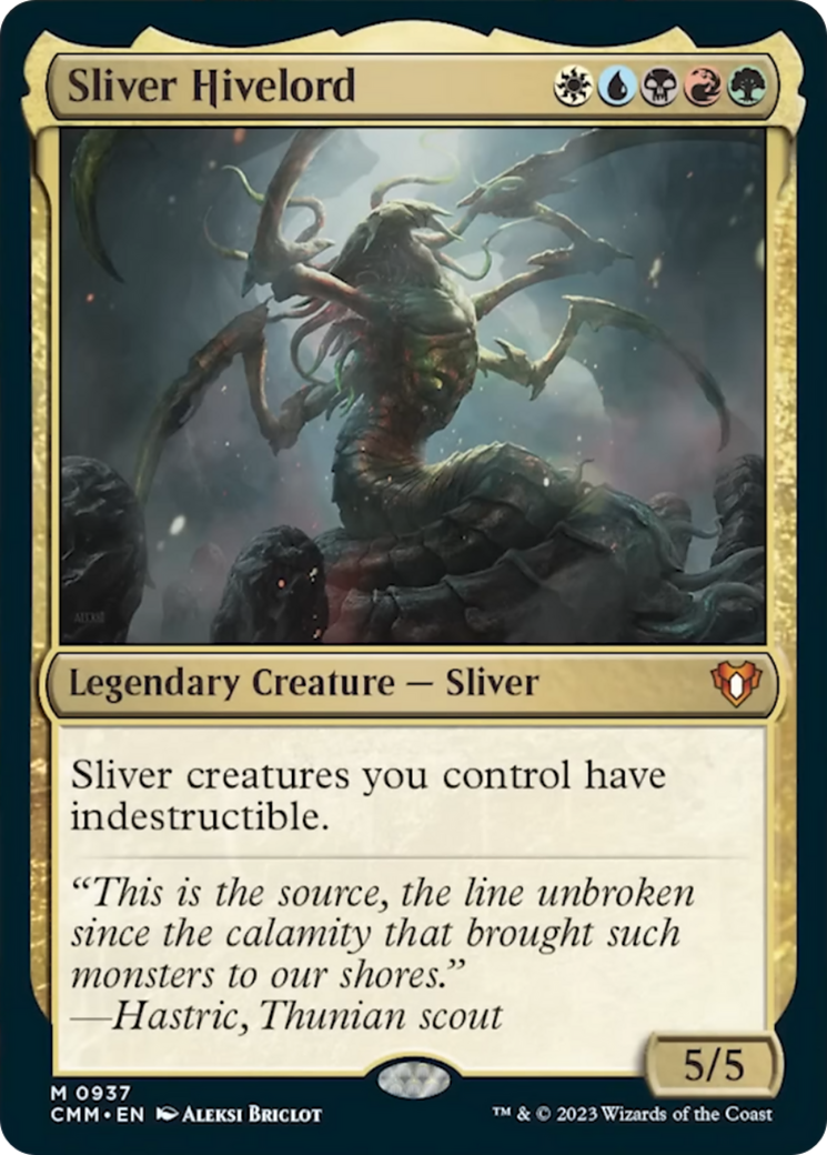 Sliver Hivelord [Commander Masters] | Rock City Comics