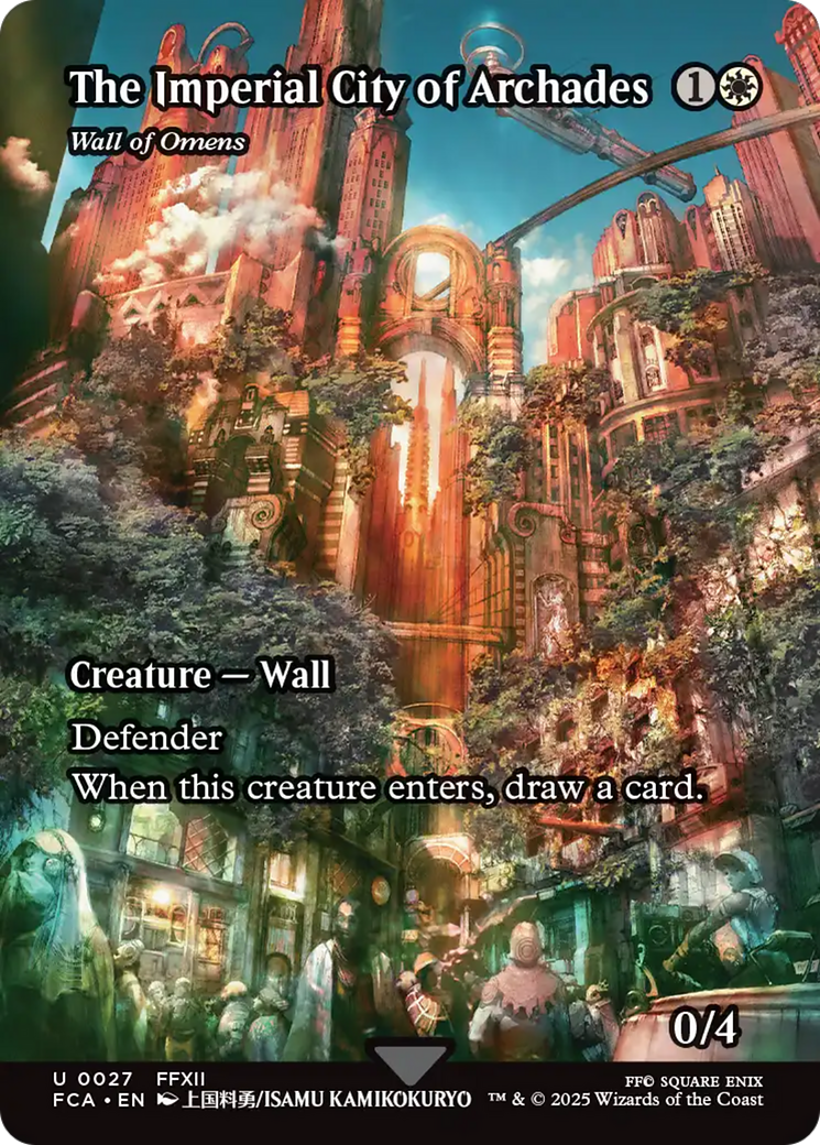 The Imperial City of Archades - Wall of Omens (Showcase) [FINAL FANTASY : Through the Ages] | Rock City Comics
