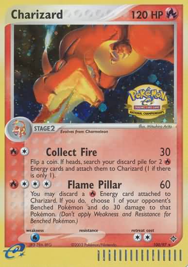 Charizard (100/97) (National Championship 2004) [League & Championship Cards] | Rock City Comics