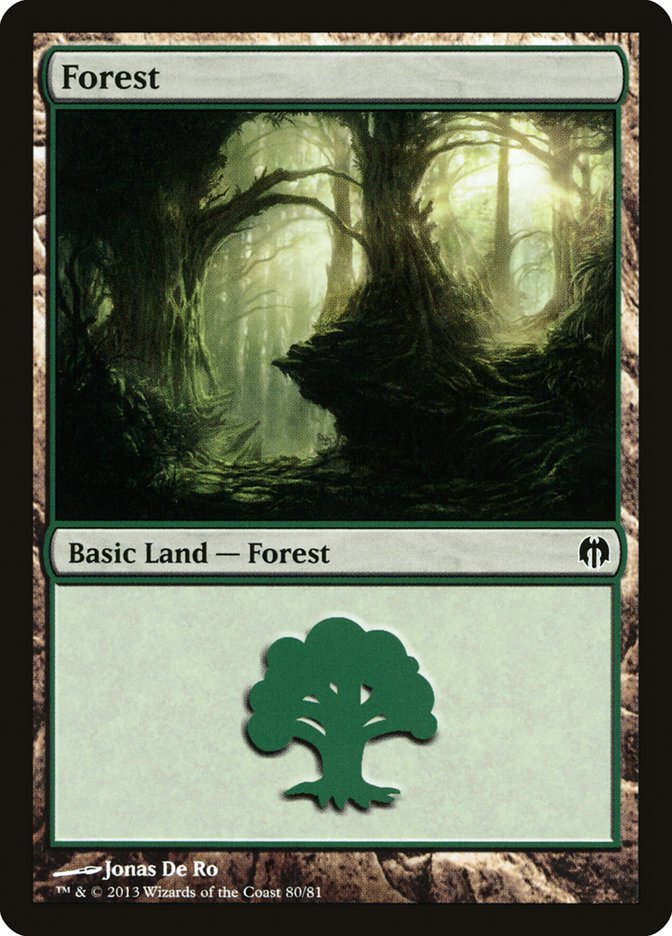 Forest (80) [Duel Decks: Heroes vs. Monsters] | Rock City Comics