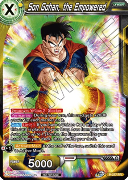 Son Gohan, the Empowered (P-377) [Promotion Cards] | Rock City Comics